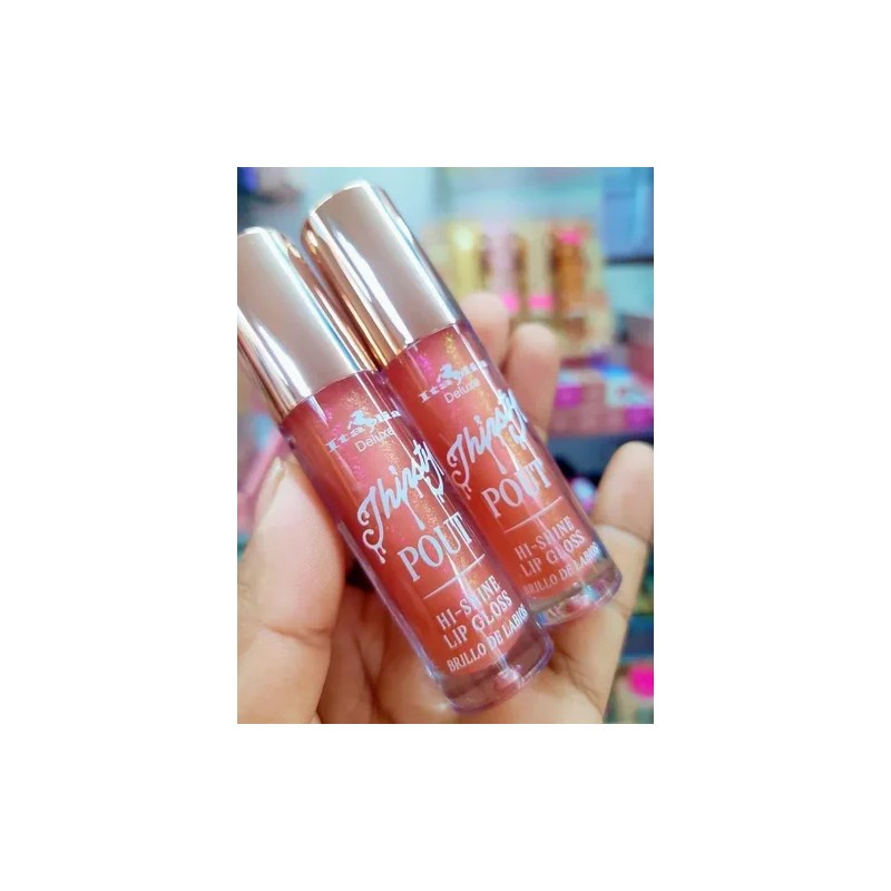 Italia Deluxe Thirsty Pout Hi-Shine lip gloss tono 15 princess