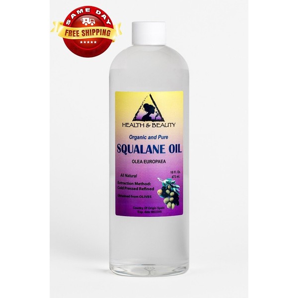 H&B OILS CENTER SQUALANE OIL ORGANIC OLIVE-DERIVED ANTI-AGING by H&B