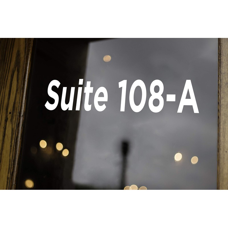 Black - Storefront Address Numbers - 10" Tall - Custom