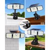 1500LM Clip On Solar Lights Outdoor, Motion Sensor Outdoor Lights