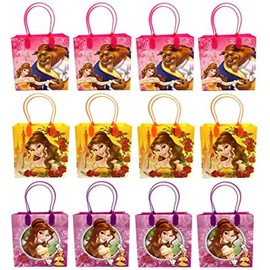12pcs Belle Beauty and the Beast Party Favor Bags Goodie Loot Candy Gifts
