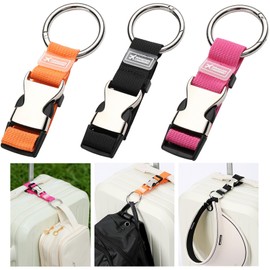 Pack of 3 Add a Bag Luggage Straps Suitcase Belt Luggage Straps Jacket Grippers Luggage Straps Luggage Straps Free Your Hands for Walking Outdoor Activities and Excursions