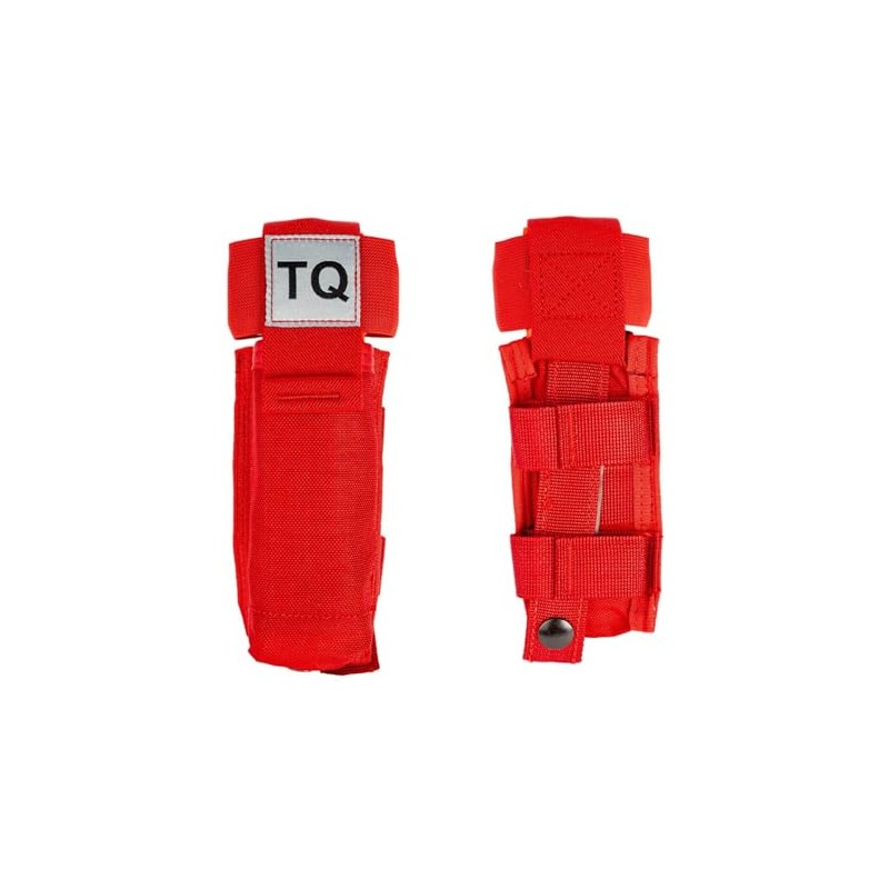 C-A-T Tourniquet & Tactical Soft Pouch Combination (Red Pouch-Black CAT)