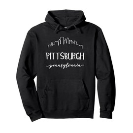 Pittsburgh Pennsylvania Hoodie - Downtown Skyline Shirt Pullover Hoodie