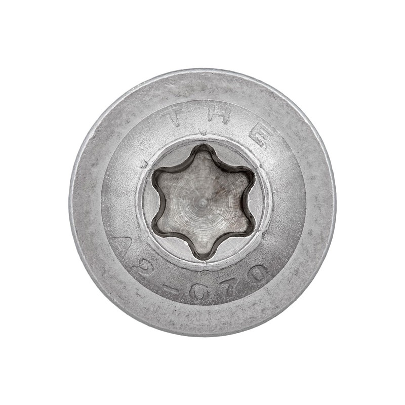 Rounded Head Screw with Flange and Hexalobular/Torx (ISR, TX) Drive,