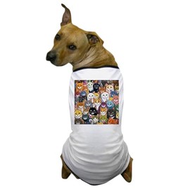 CafePress Adorable and Curious Cats Fantasy Dog T Shirt Dog T-Shirt, Pet Clothing, Funny Dog Costume