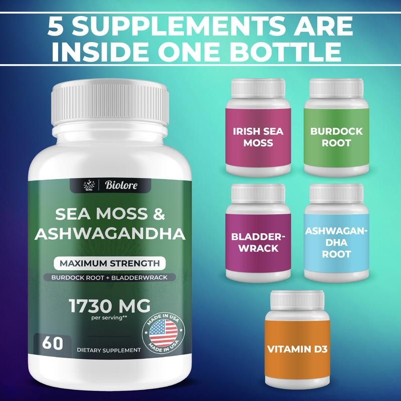 Biolore Sea Moss Gummies with Ashwagandha – Immune & Digestive