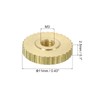 sourcing map Knurled Thumb Nuts, 8Pcs M3 x D11mm x