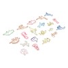 100pcs Colorful Paper Clips 20 Cute Shapes Stable Clamping Lightweight