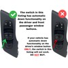 SWITCHDOCTOR Window Master Switch Assembly for 2013, 2014, 2015, 2016,