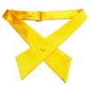 TopTie Criss-Cross Tie, Girls' School Uniform Cross Tie-Gold