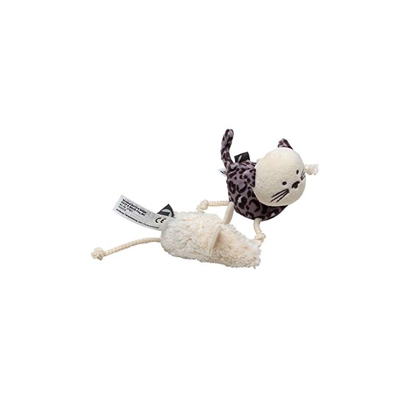 Tiger Cat Cat Play Set Cat and Mouse Leopard Print