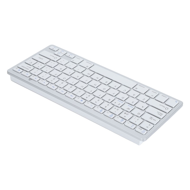 78 Keys Spanish Wireless Bluetooth Keyboard Thin Lightweight Silent Spanish