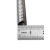 BLACKHORSE-RACING 44" Silver Chrome Flexible Stainless Steel Heated Hose Kit