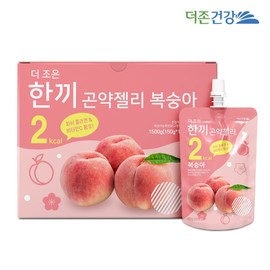 더존건강 한끼 곤약젤리 복숭아 150g 10팩 1박스