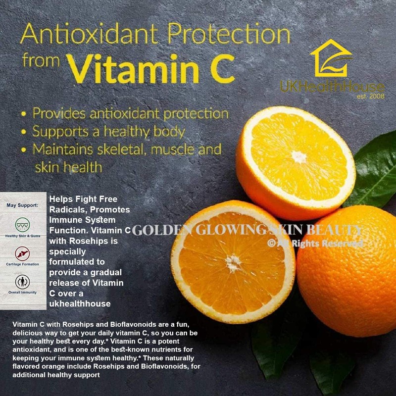 Vitamin C Rosehips & Bioflavonoids - 1000mg x 120 -