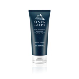 Oars + Alps Anti-Dandruff Shampoo with 2% Salicylic Acid, Made with Spirulina, Charcoal, + Green Algae Extract, 8 Fl Oz