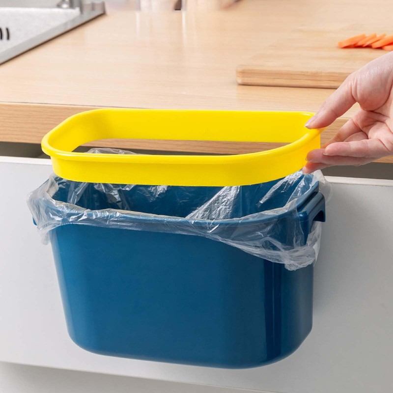 Luxvara 3 Stück Hängender Mülleimer, Mülleimer Wandmontage, Abfalleimer aus Kunststoff,