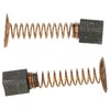 vhbw 2 x Carbon Brush, Motor Carbon Abrasive Carbon, 9.7