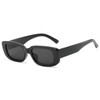 YooThink Rectangle Sunglasses for Women Men Small Narrow Square Frame