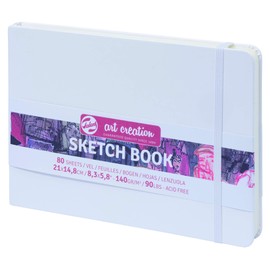 Talens Art Creation Sketchbook 80 Sheets, 21 cm x 14.8 cm, White