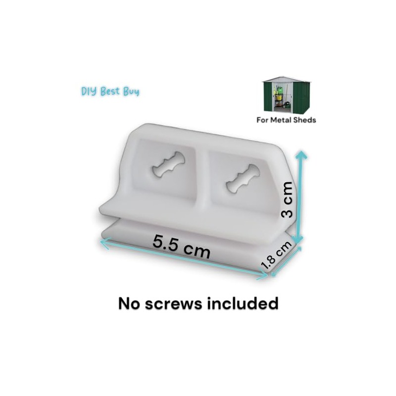 DIY Best Buy Replacement Door Slides for Metal Shed -