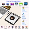 NOLYTH External CD Drive for Laptop: with 15W Wireless Charger