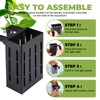 Sekonow 4 Pack Aquarium Plant Holder for 1-3.2in Edge, Hanging