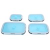 4Pcs/Set Silicone Lunch Box Collapsible Food Storage Container Bento Box