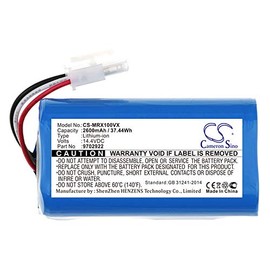 DRAWBELL Battery for Miele Scout RX1,RX1-SJQL0,Scout RX2 60,Scout RX3 60 Part NO 9702922 (2600mAh/14.4V)