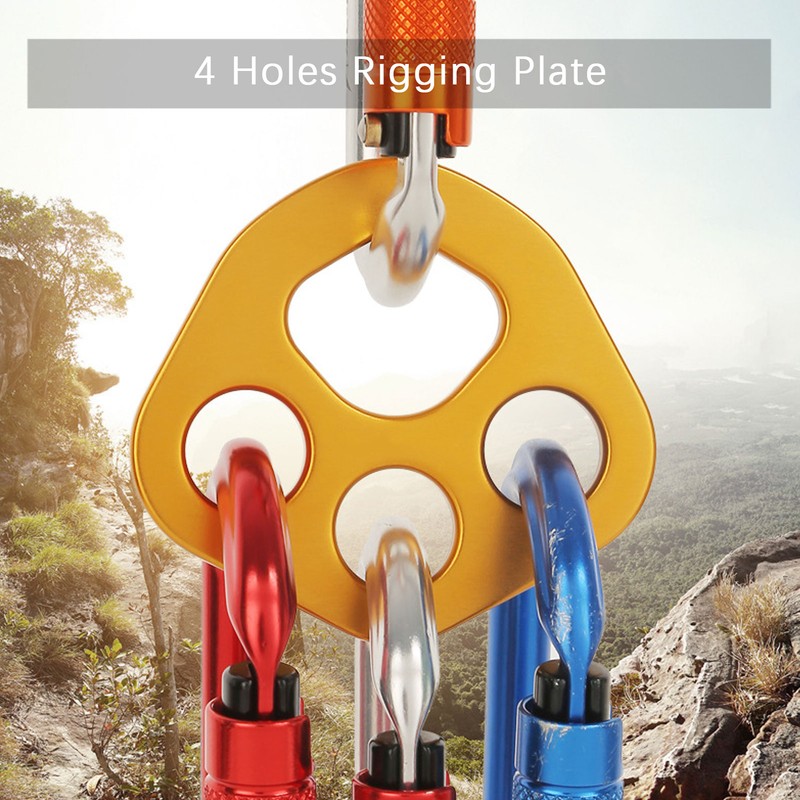 30KN 4 Holes Rigging Plate Rope Bearing Anchors Points Connector