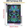 Diamond Painting Kits with Tools, Meecaa Skeleton Skull DIY 5D