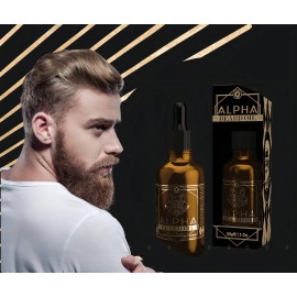 Kit 3 Aceite Barba Bigote Ouro Alpha Beard Oil Bergamota