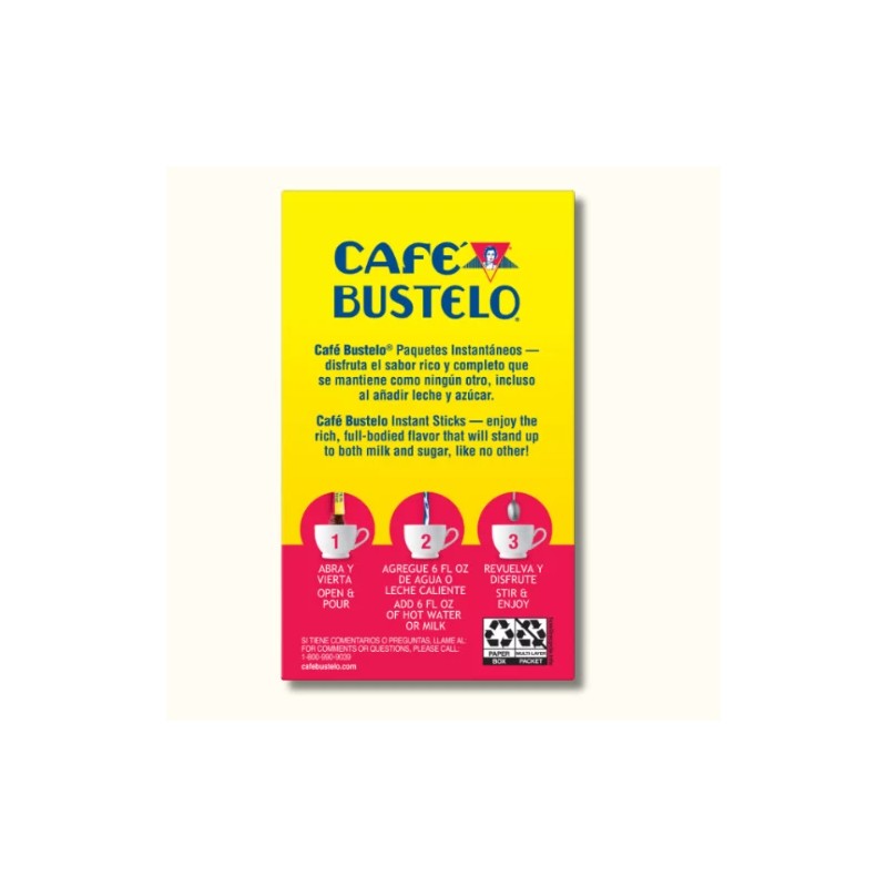 Café Bustelo Cafe Bustelo Instant Espresso Coffee 24CT (4 Pack)