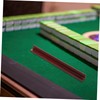 Totority 4Pcs Wooden Mahjong Push Tile Ruler Precision Crafted Game