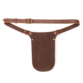 TOURBON Genuine Leather Garden Tool Belt for Men Women Gandening Pouch Florist Organizer Gardener Bag