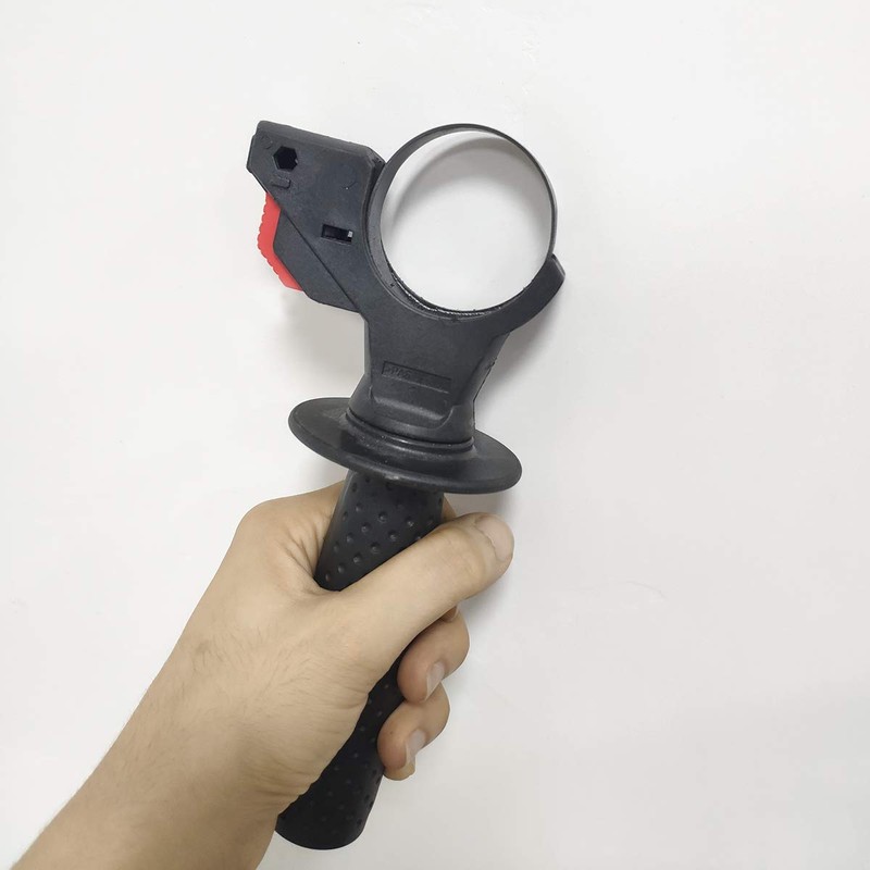 Adjustable Hammer Drill Side Handle, Drill Replacement Plastic Side Handle