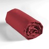 douceur d'intérieur, Lina Marsala Fitted Sheet (140 x 190 cm)