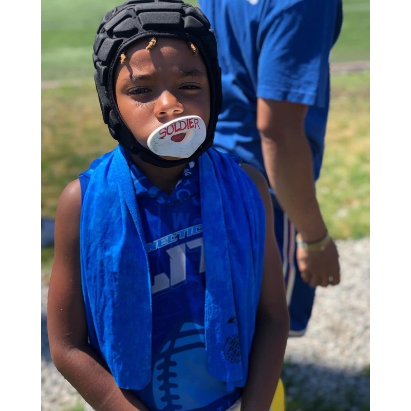 COOLOMG Children's Head Guard Helmet Sports Training Rugby Football Goalkeeper