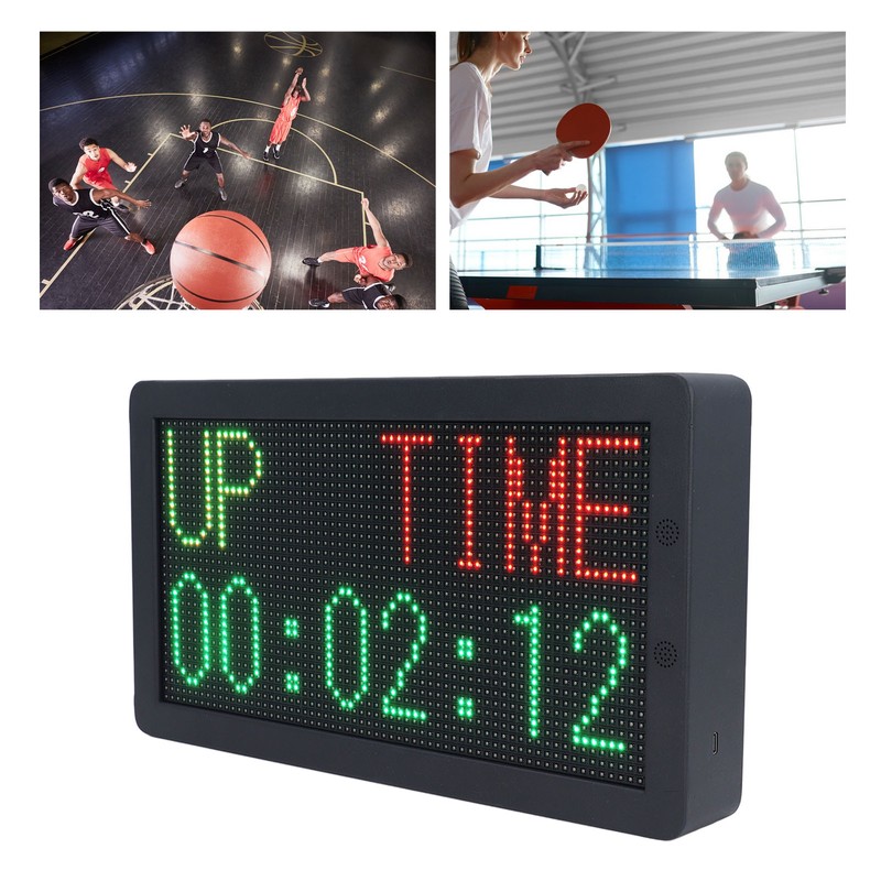 Electronic Scoreboard with Timer Remote Control Digital Score Counter for