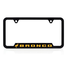 Ford Bronco UV Printed License Plate Frame - Orange