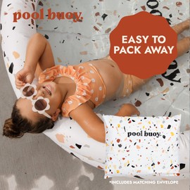 Pool Buoy Round Inflatable Pool with Storage Bag - Premium Outdoor Swimming Pool for Kids, Toddlers, Infants and Adults - Garden and Backyard Pools for Family Summer Pool Party (Luigi Lovegood)