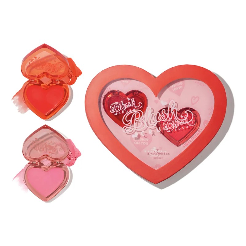 Set Duo Rubor En Crema Labios Mejilla Blush Crush Italia