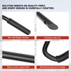 Sulythw NO Block Sunvisor Front & Rear Jeep Grab Handles,