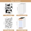 A6 Budget Binder with Zipper Envelopes,Leopard Print Money Organizer for