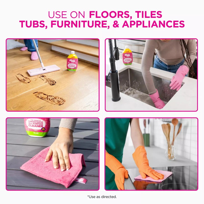 ✅ The Pink Stuff, Miracle 2x Concentrated All Purpose Floor