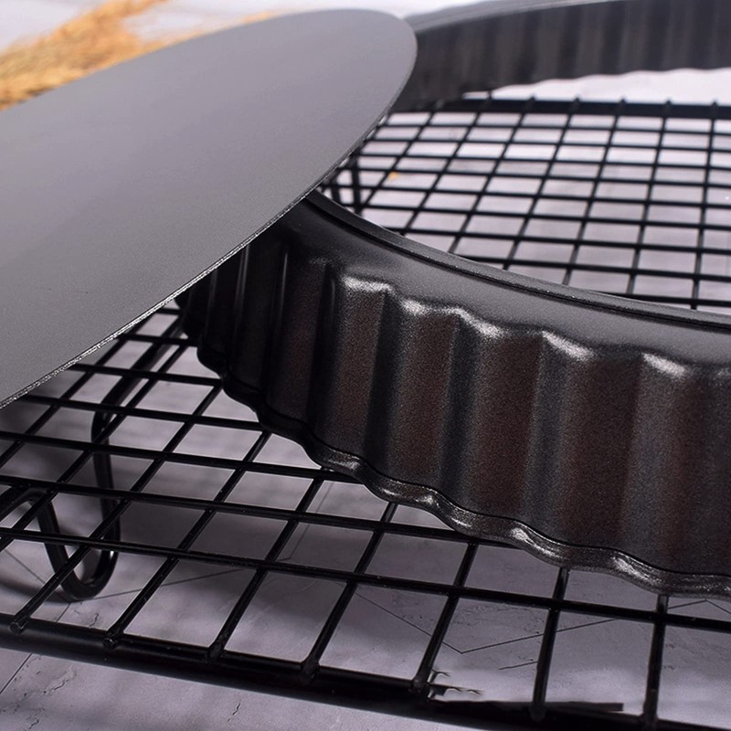 YOUTHINK Tart Pan, 12 Inch Quiche Pan Thickening Nonstick Deep