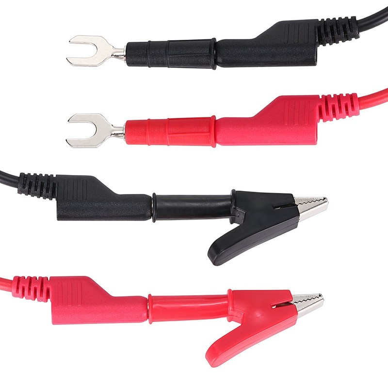 Sumnacon plátano Plug Alligator Clip de Pruebas de tenedor de