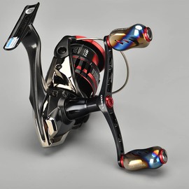 Gomexus CY98 Reel Handle, Shimano Spinning Reel, Double Handle, Stella, Naski, Twin Power, Replacement, 3.9 inches (98 mm), Titanium Handle Knob Included, Squid, Aging, Egging, Light Game, Left and