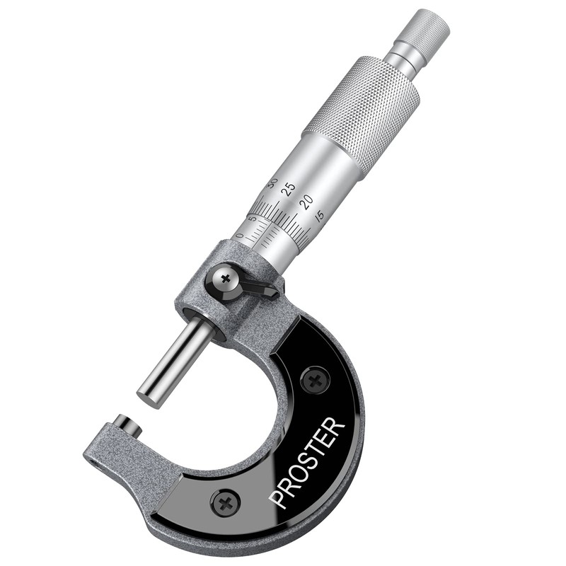 Proster Outside Micrometer Measuring Range 0-25 mm Micrometer 0.01 mm